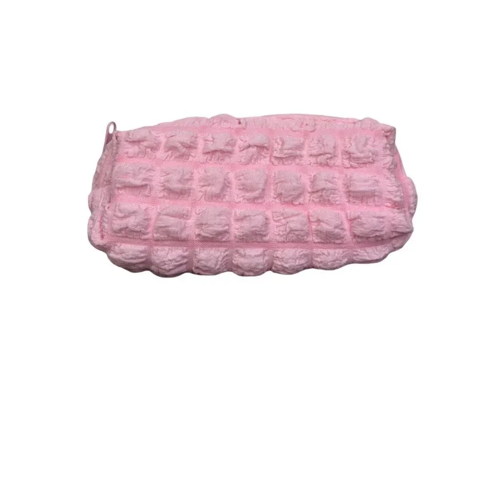 Pink Puffer Pencil Case